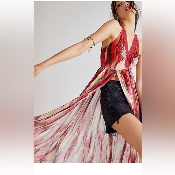 NEW Free People Siren Maxi Top Dress Adjustable Halter size S and L - Picture 1 of 9